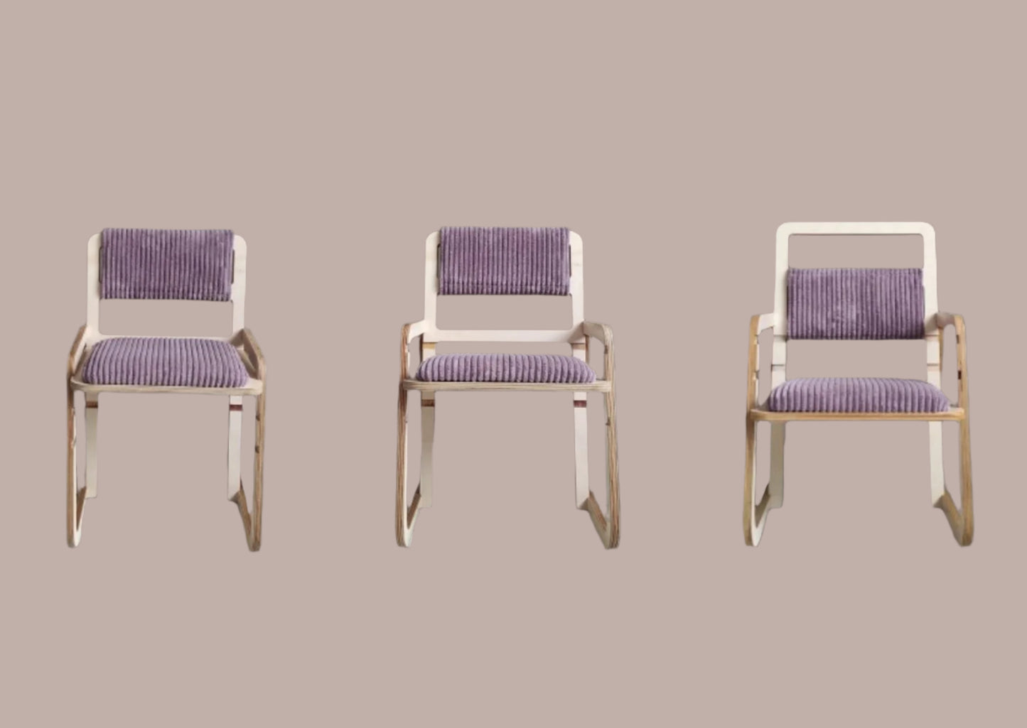 Justerbar Montessori Stol & Skrivbord Set i Trä för Barn - Rosa - Julle