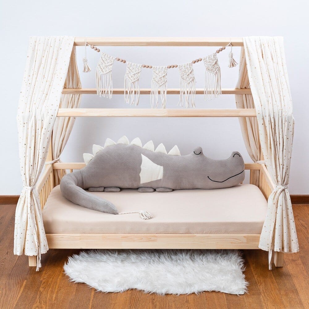 Dragonsaur Beige Drake Gosedjur & Spjälsängsskydd