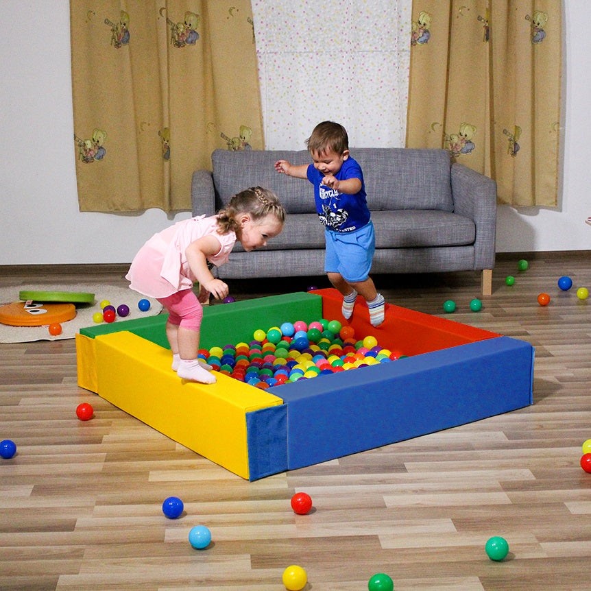 Soft Play Ball Pit Balls 500pc - Multicolor