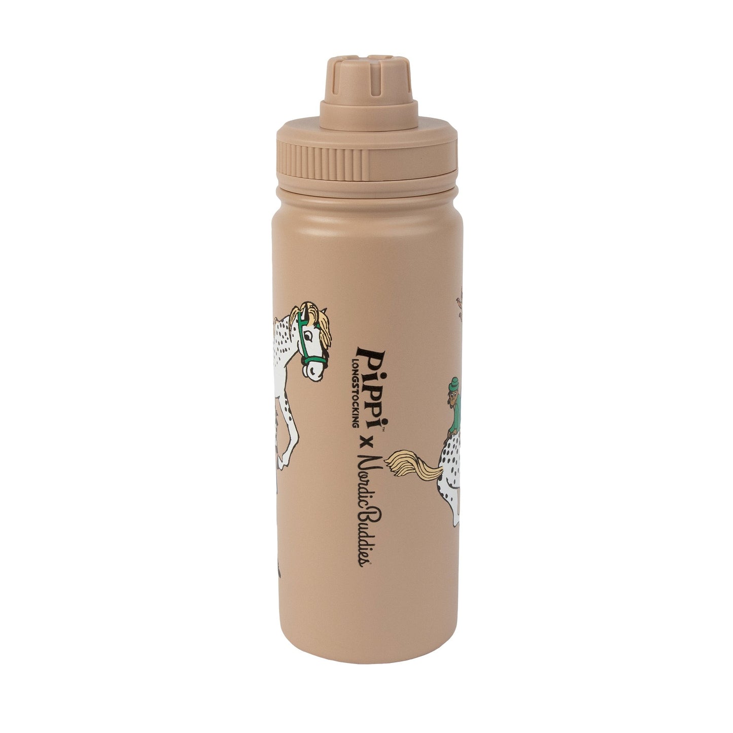Pippi Långstrump Beige Termoflaska - 500 ml