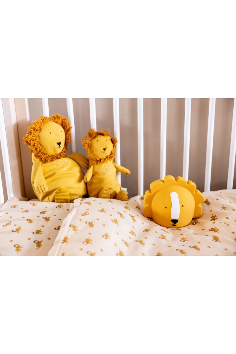 Silikon Nattlampa Gul Lejon - Trixie Baby
