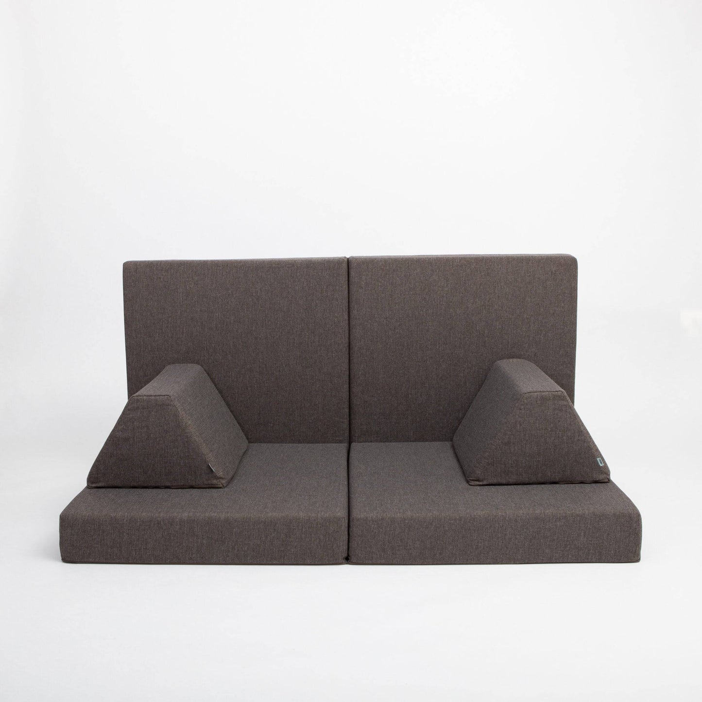 Montessori Brun Block Barnsoffa / Leksoffa - Från 1 - 16 år