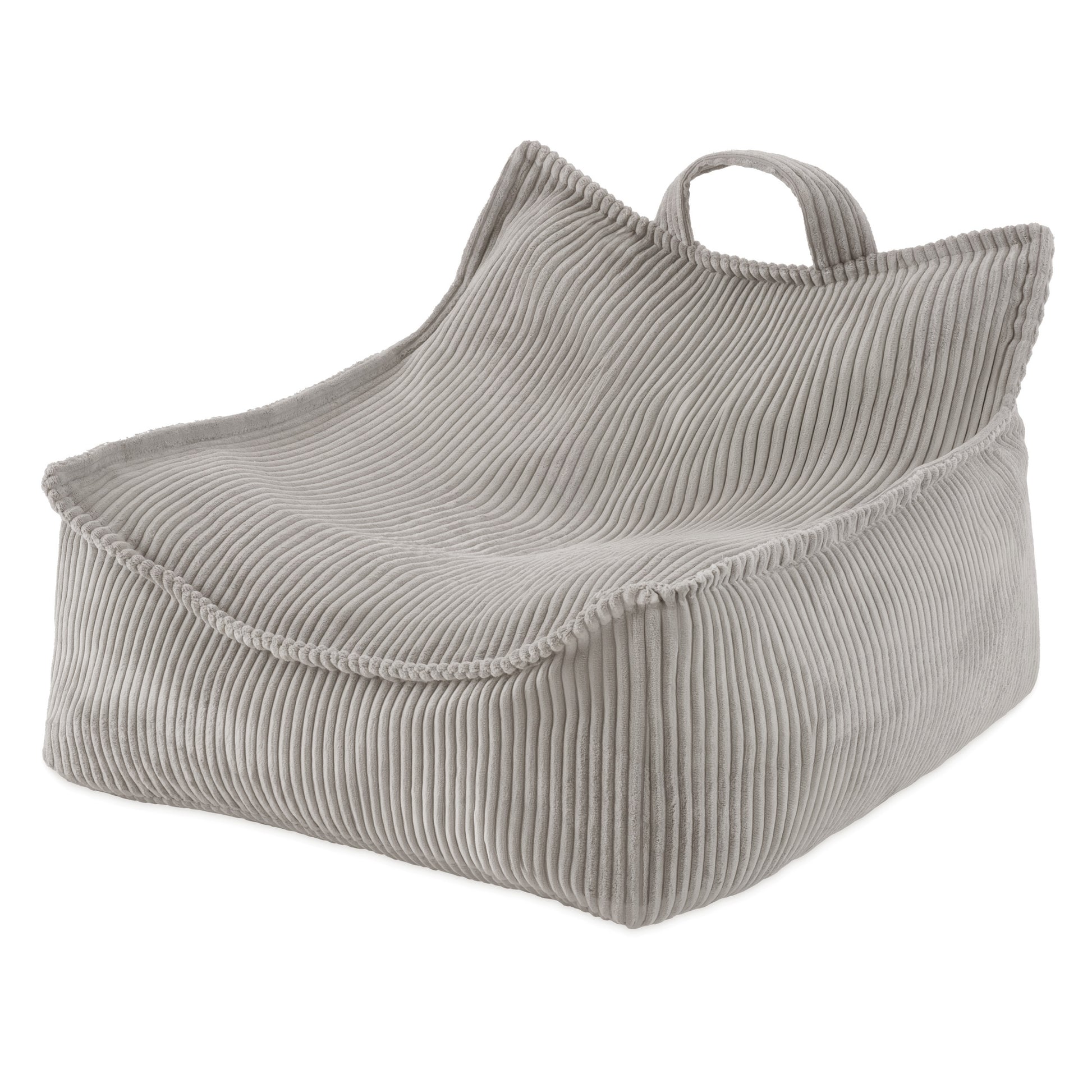Stilren Sammets Manchester Sittpuff / Saccosäck - Beige