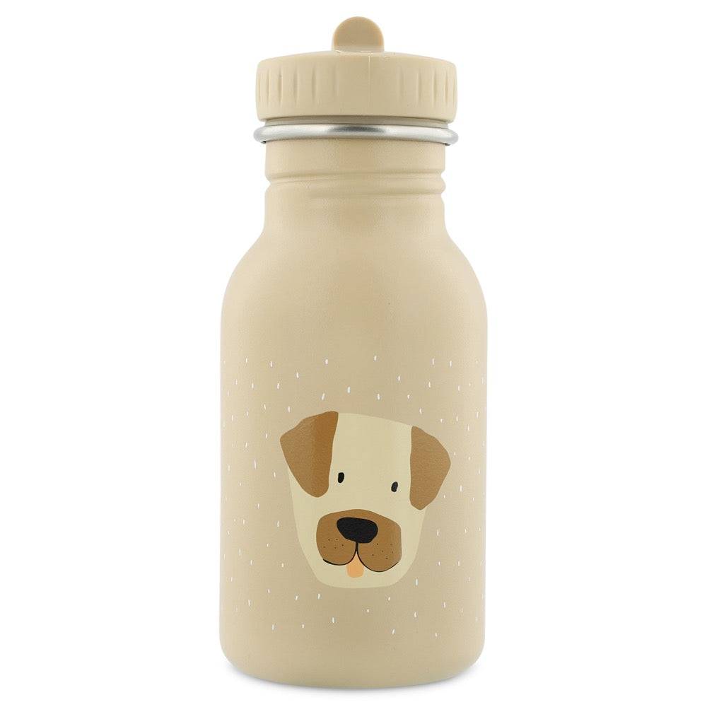 Rostfri Beige Vattenflaska i Stål - 350 ml - Herr Hund