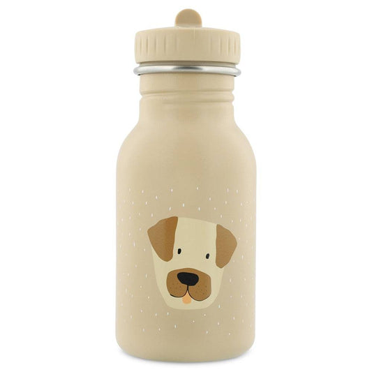 Rostfri Beige Vattenflaska i Stål - 350 ml - Herr Hund