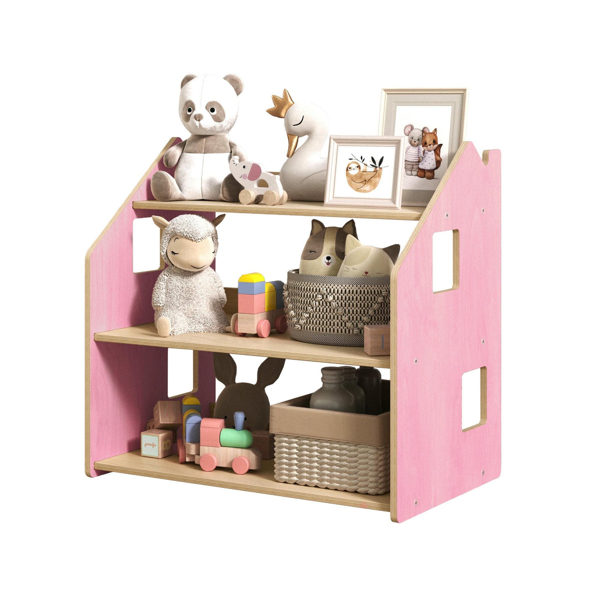 Montessori Leksakshylla - Rosa