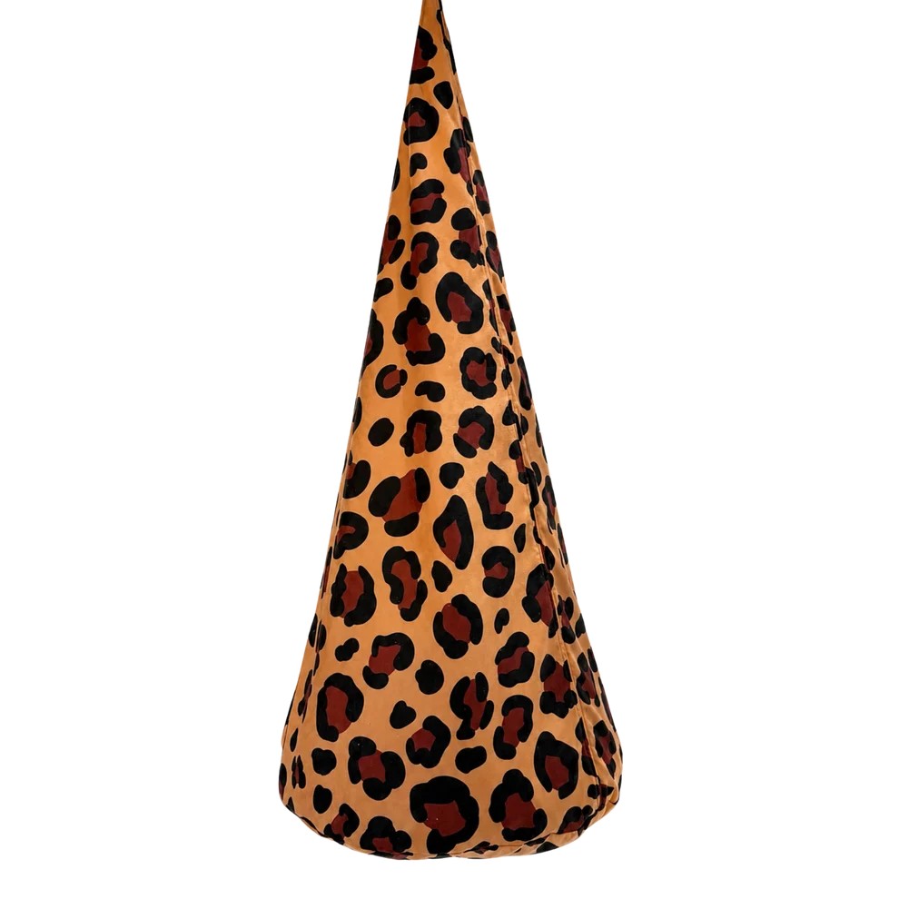 Kokong Hängstol / Gunga & Takkrok För Barn - Leopard