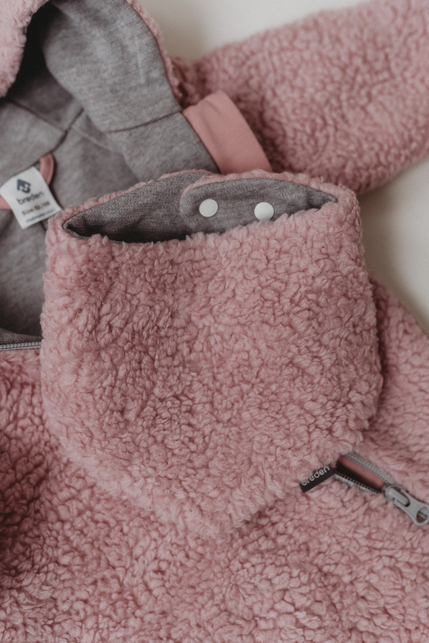 Rosa Merino Ull & Bomull Babyhalsduk - Teddytyg