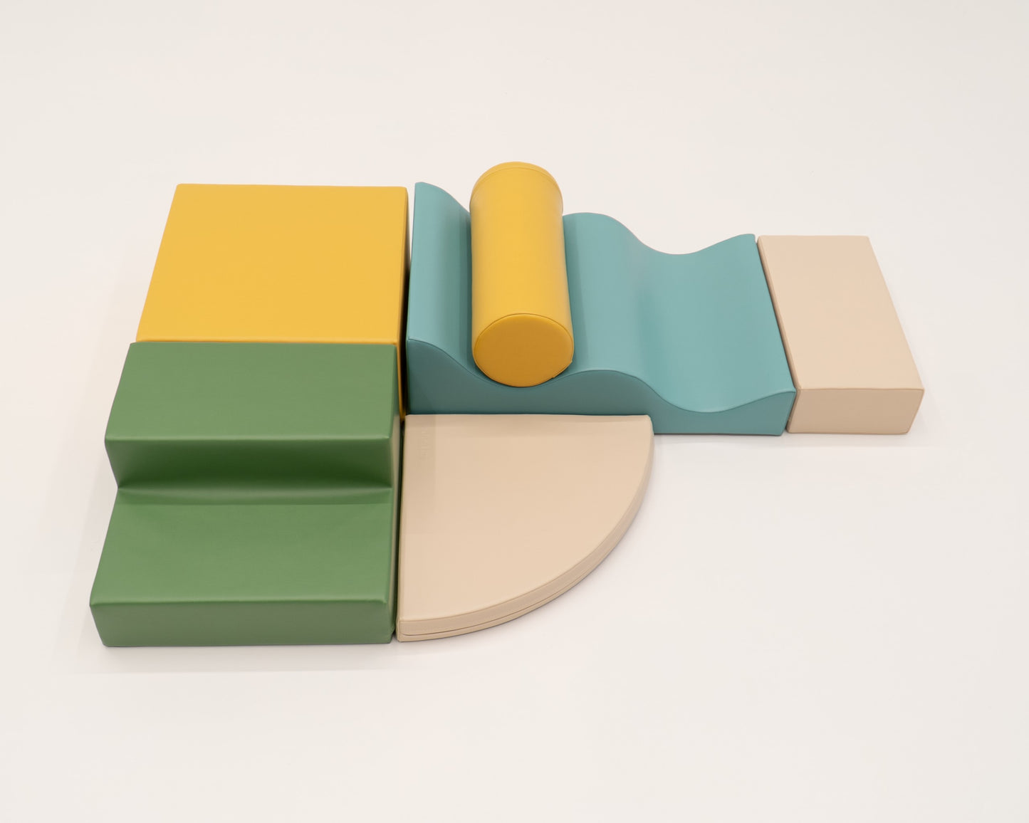 Stora Skum Byggklossar (6 delar) - Pastellfärgad Ekoläder