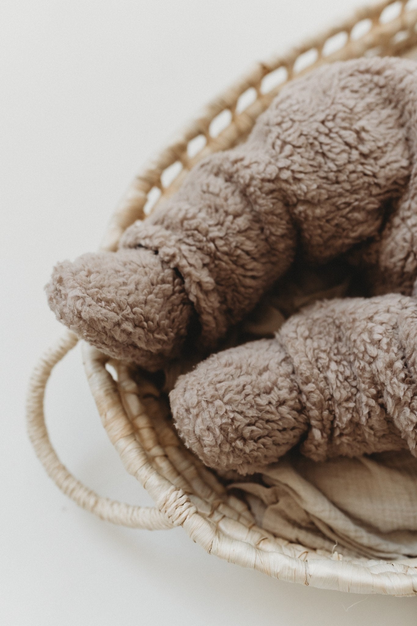 Beige Merino Ull Fodrade Babytofflor / Tossor - Tillverkad i EU