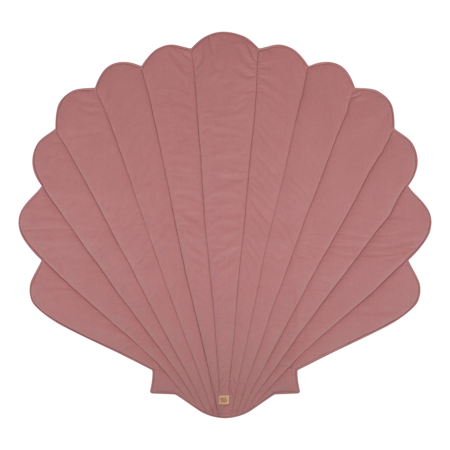 Ekologisk Bomull & Sammet Rosa Lekmatta - Gingkoblad