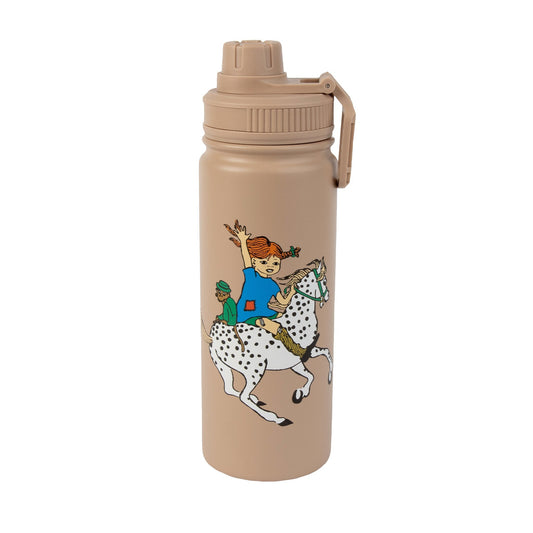 Pippi Långstrump Beige Termoflaska - 500 ml