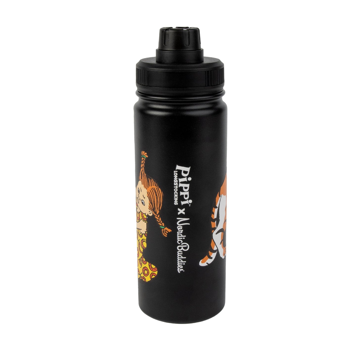 Pippi Långstrump Svart Termoflaska - 500 ml