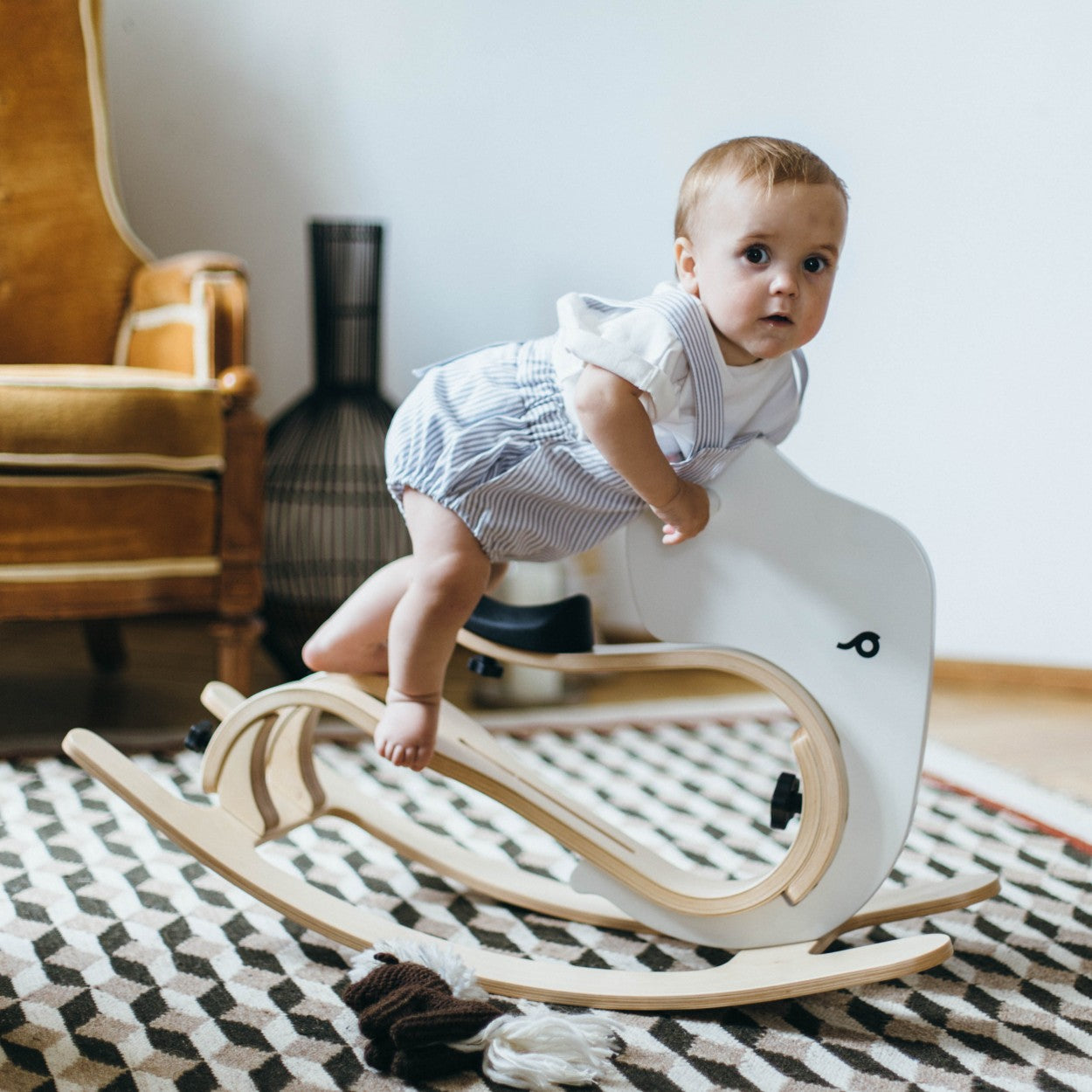 Elefant Gungdjur - Tillägg till Leg&Go Springcykel i Trä
