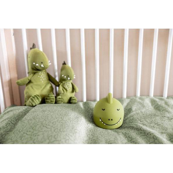 Silikon Nattlampa Grön Dinosaurie - Trixie Baby