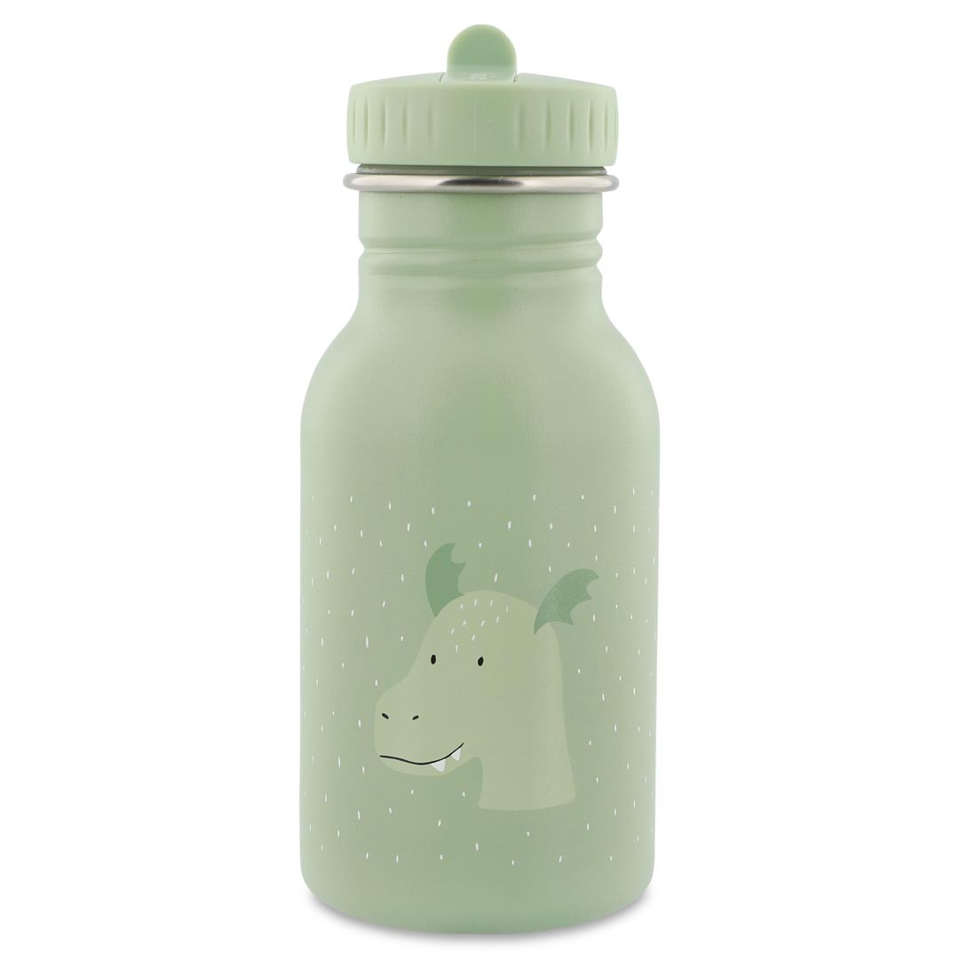 Rostfri Grön Vattenflaska i Stål - 350 ml - Drake